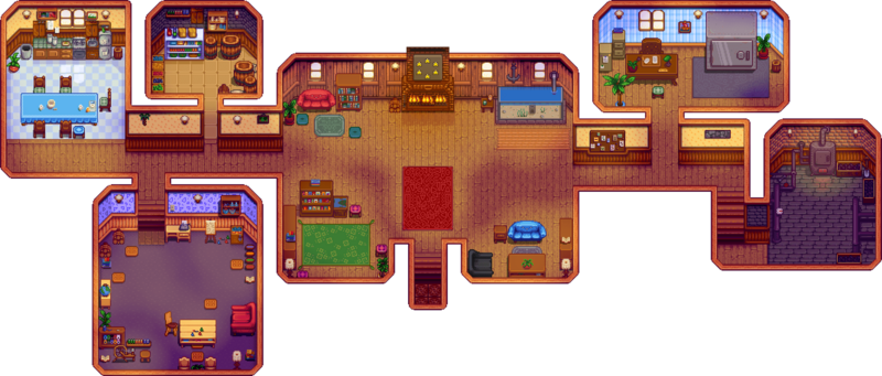 Stardew Valley Community Center map